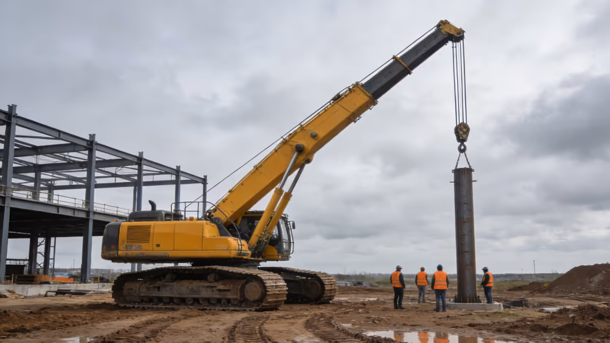 Construction Site Portable Crane
