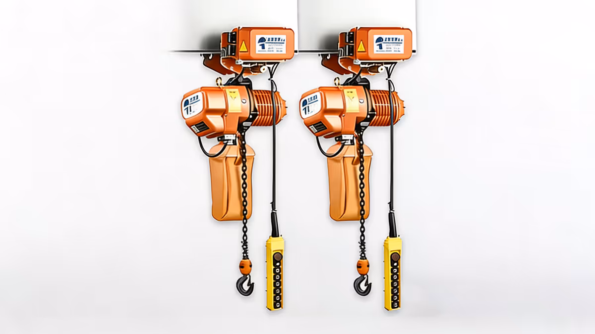 Compact gantry crane detail